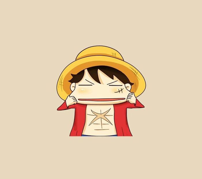 luffy chibi hài hước