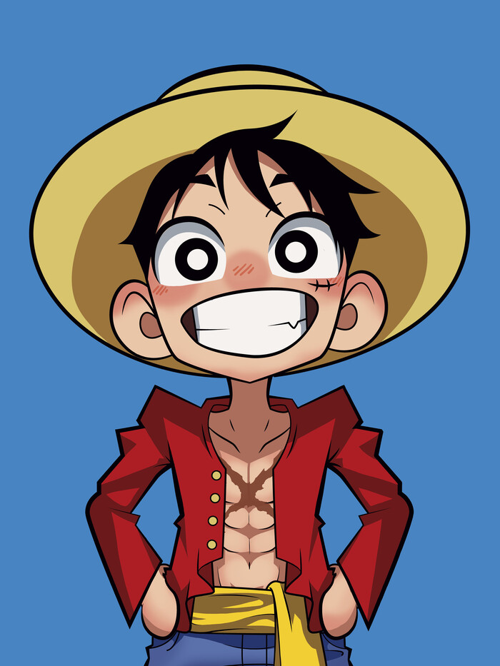 luffy chibi