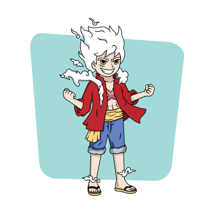 luffy gear 5 chibi