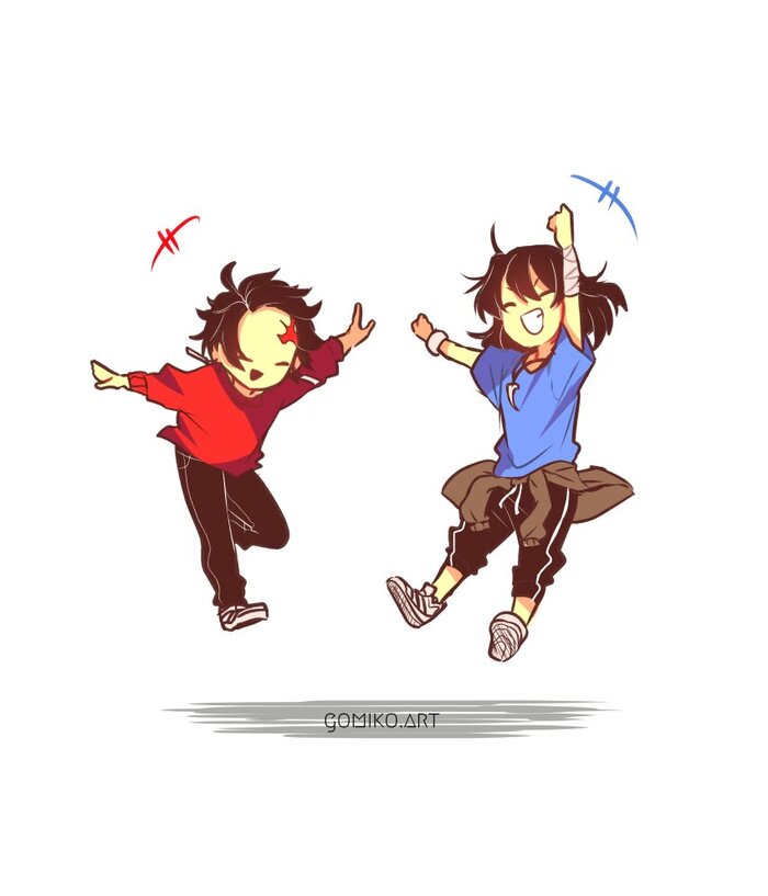 tranh thanh gươm diệt quỷ chibi cute