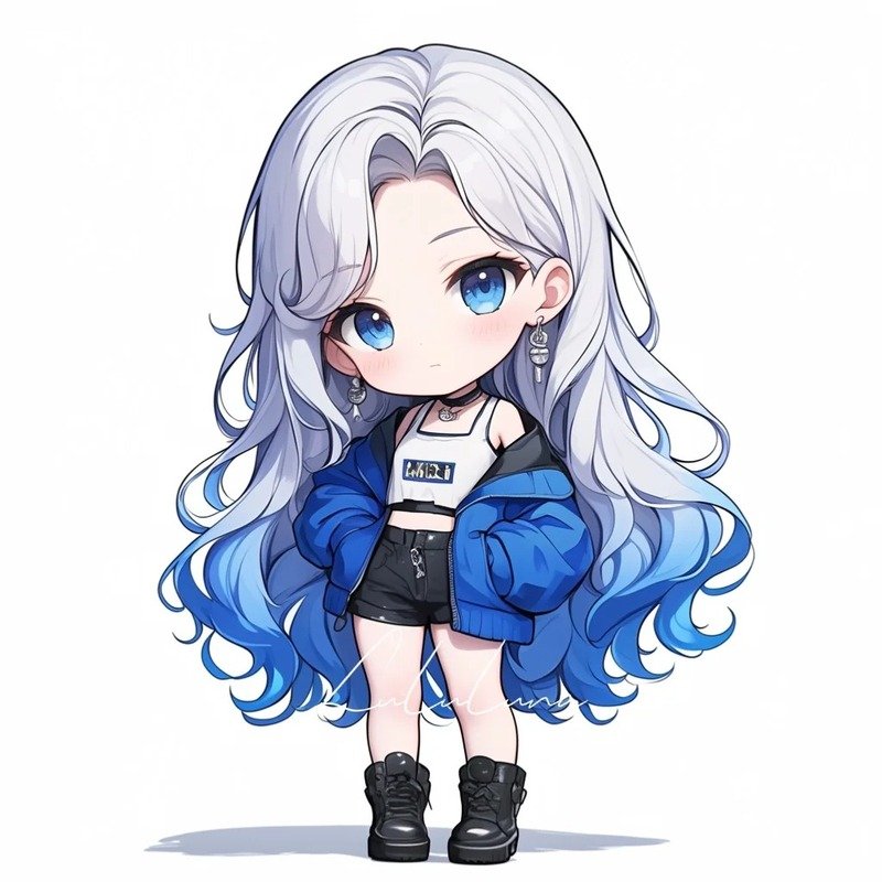 ảnh anime nữ cute chibi
