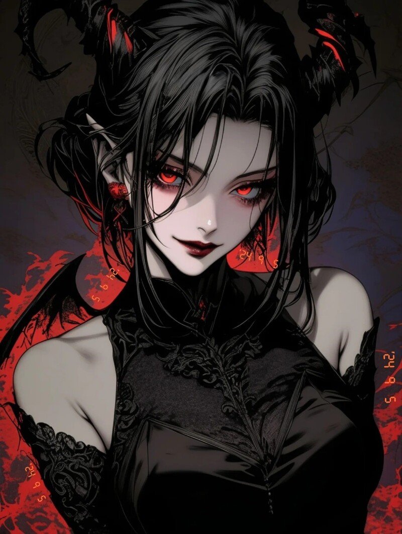 ảnh anime nữ ngầu, lạnh lùng ác quỷ
