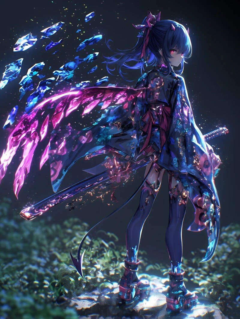 ảnh anime nữ ngầu