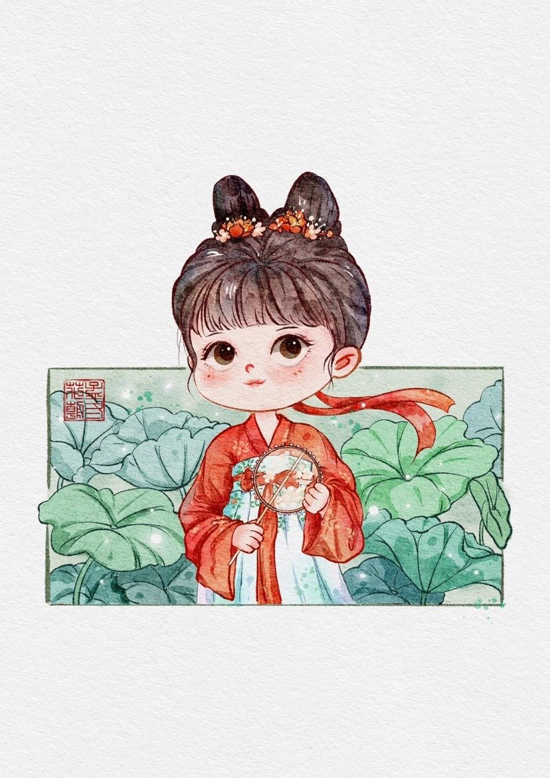 anh chibi nu