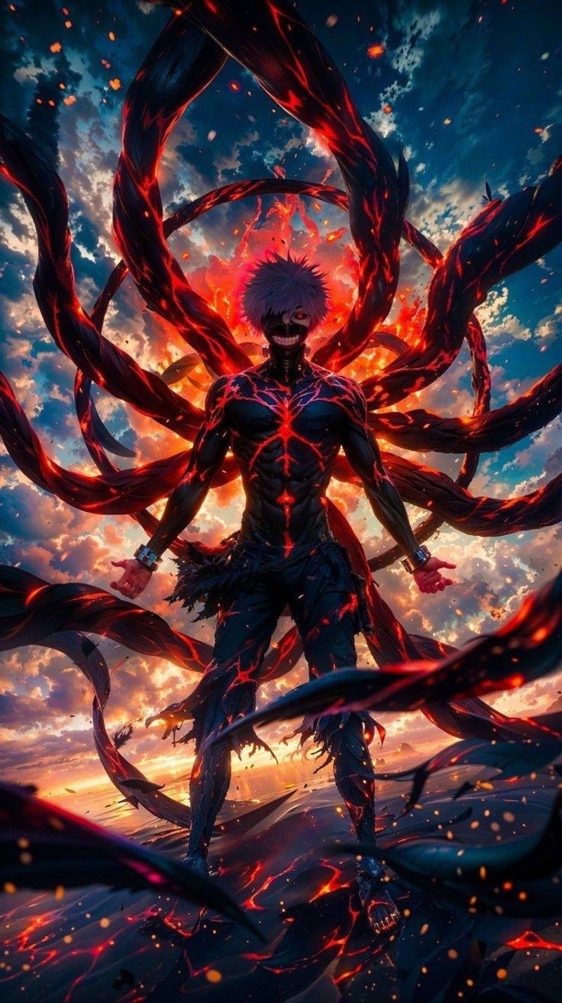 ảnh nền anime hoá quỷ