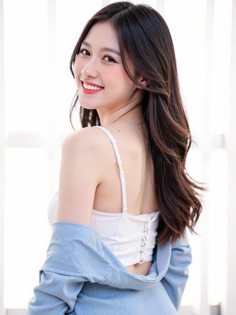 ảnh nguyễn bảo thoa mặc 2 dây