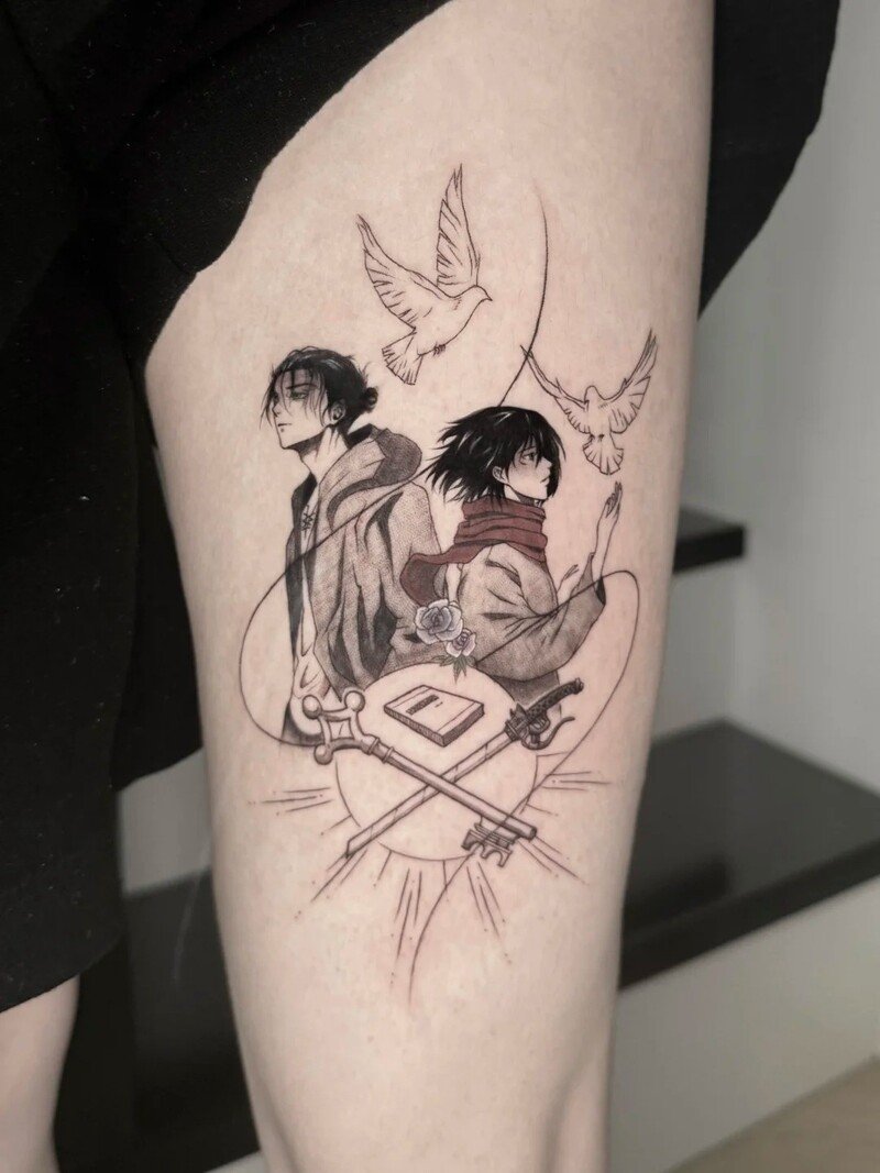 anime hình xăm