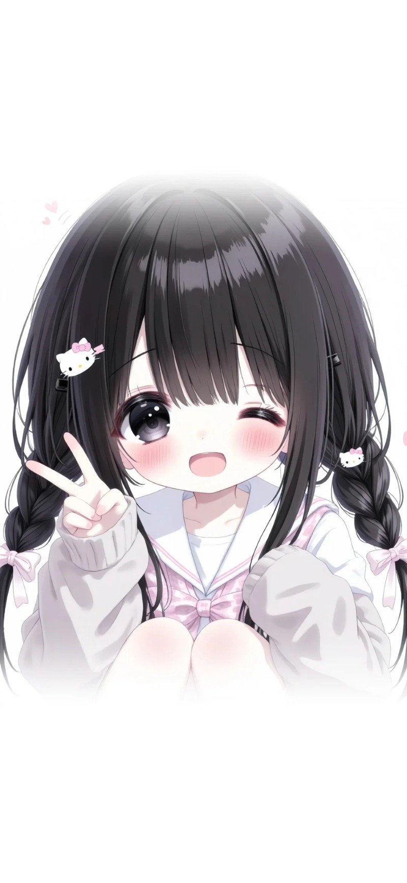 anime màu tím cute