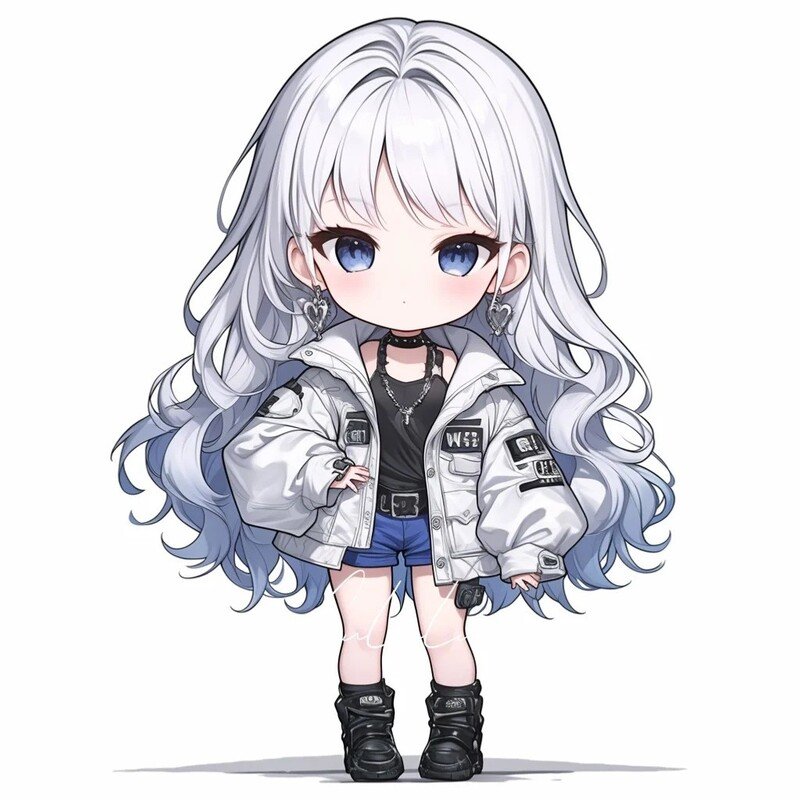cách vẽ chibi nữ đơn giản