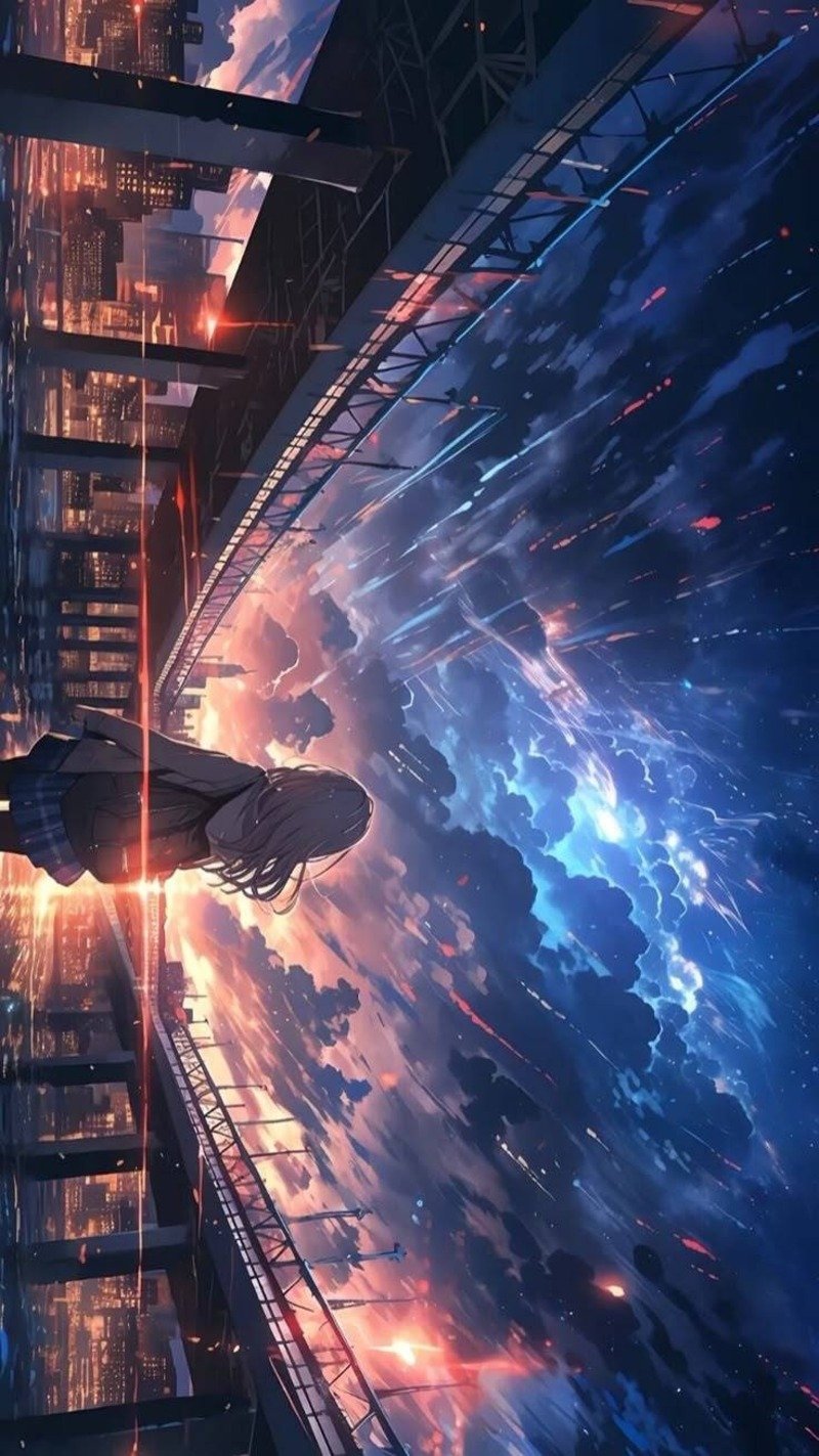 hình nền anime điện thoại buồn