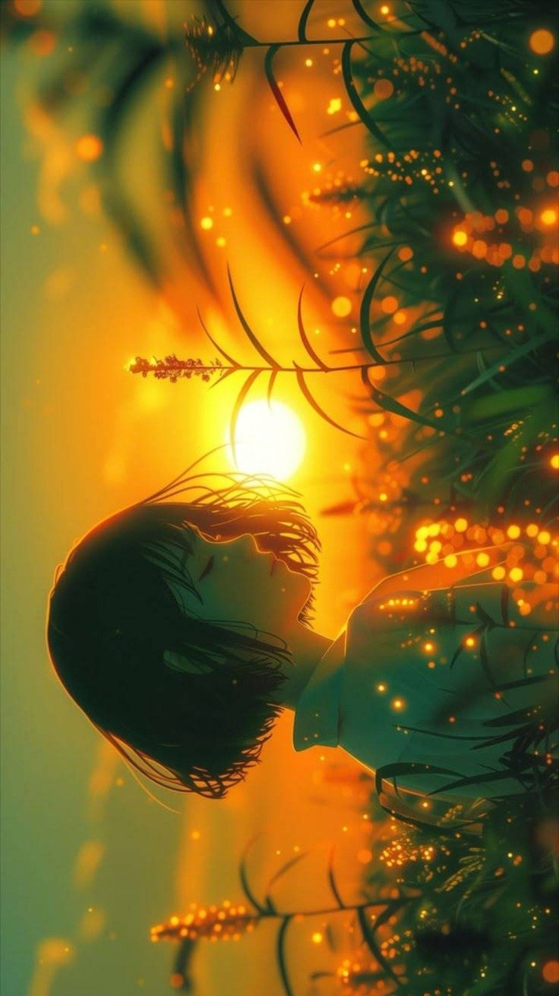 hình nền anime điện thoại cô gái