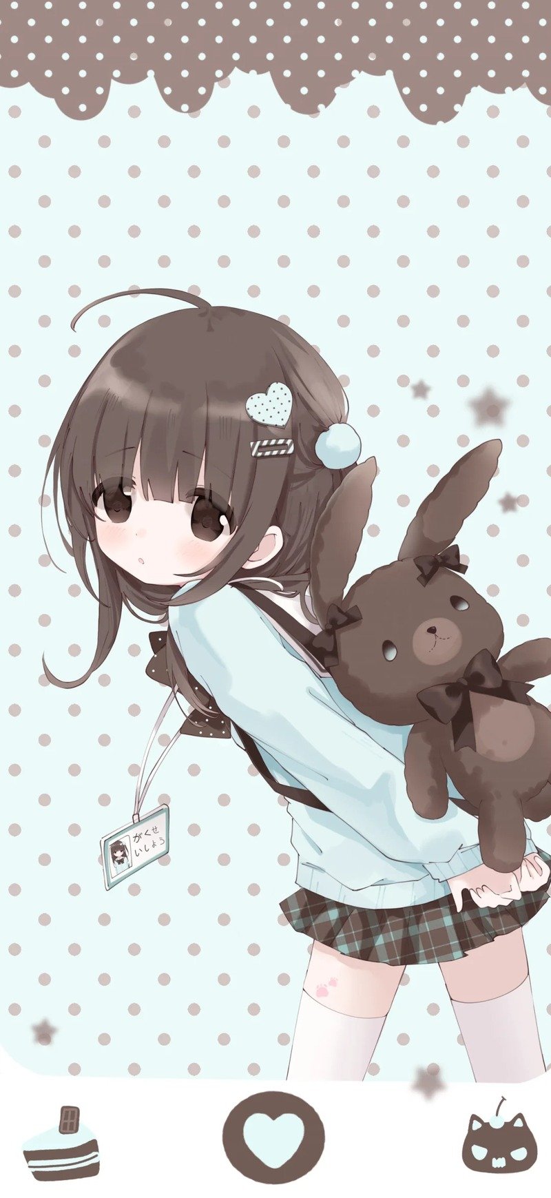 hình nền cute chibi nữ
