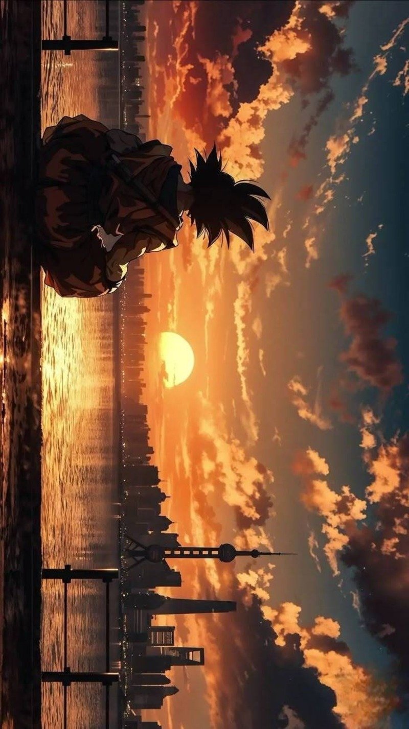 hình nền nhân vật anime buồn
