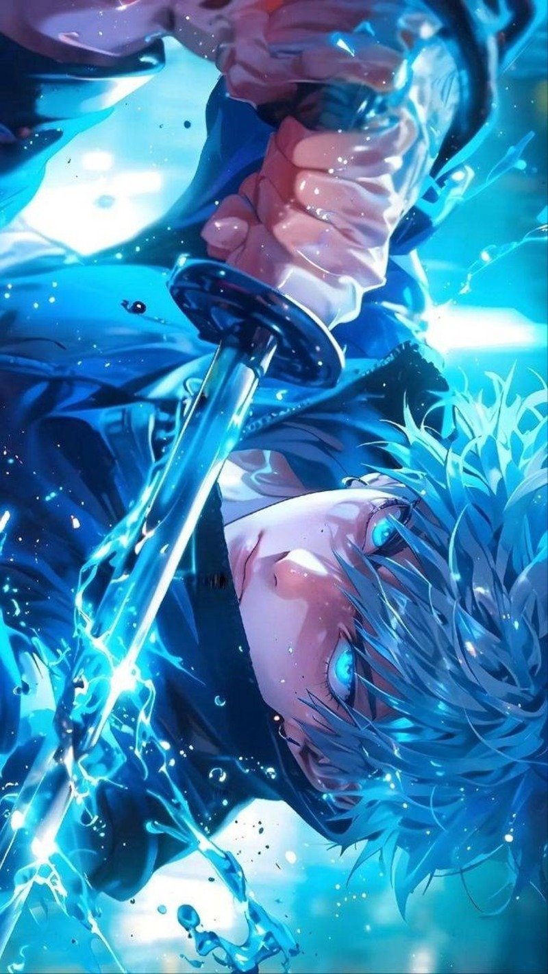 hình nền nhân vật anime cầm kiếm