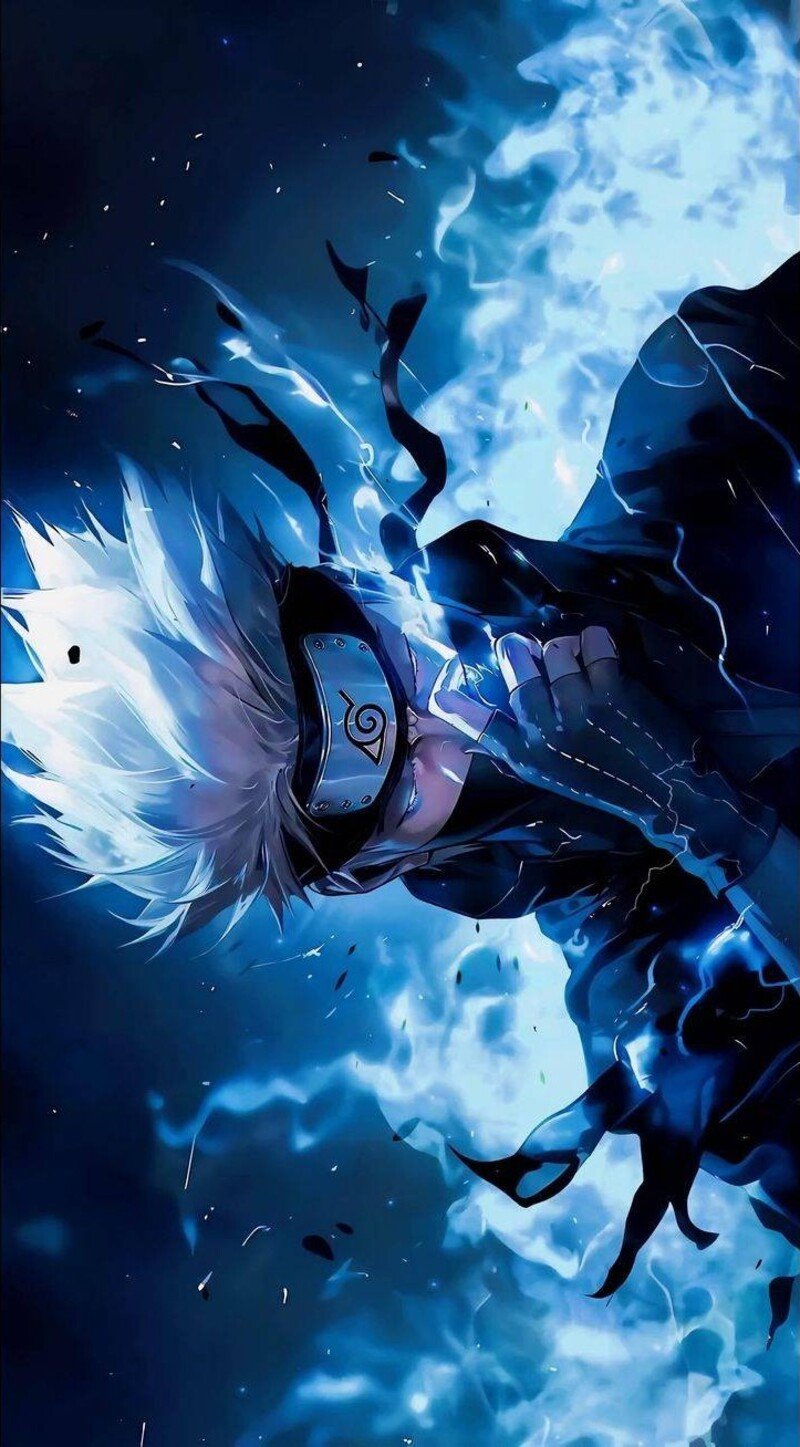 hình nền nhân vật anime tóc trắng ngầu