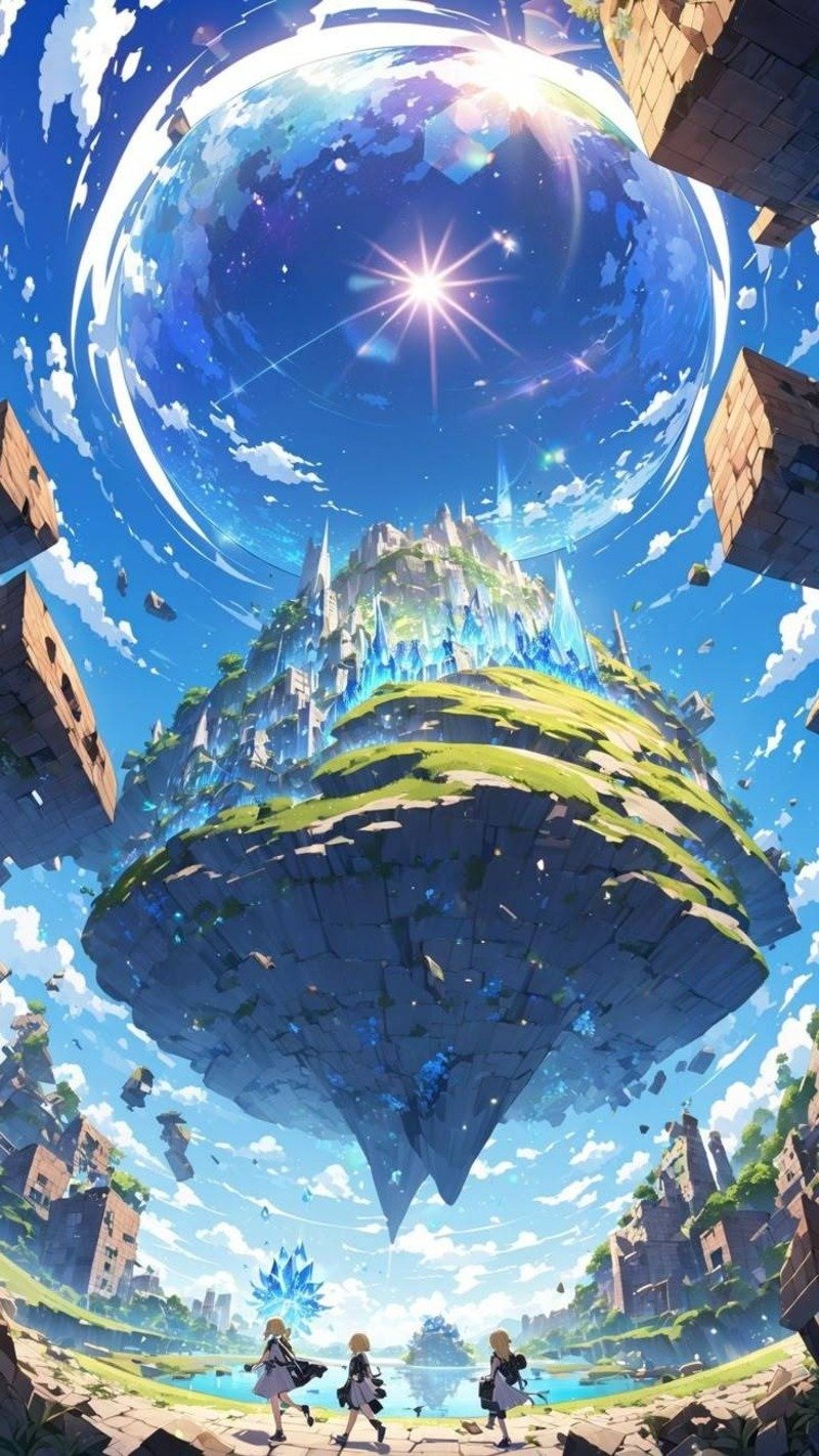 hình nền phong cảnh anime cho dân văn phòng