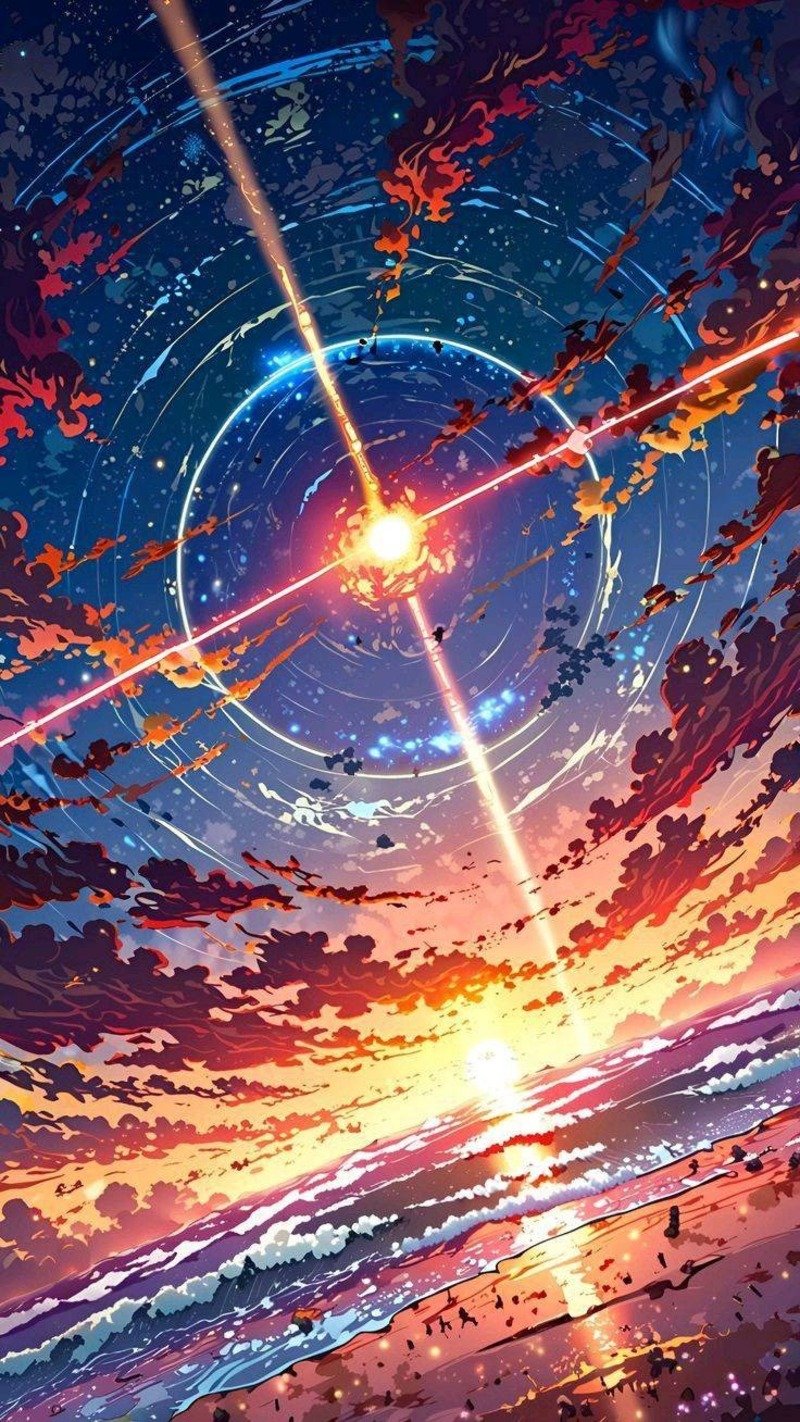 hình nền phong cảnh anime cho dế yêu