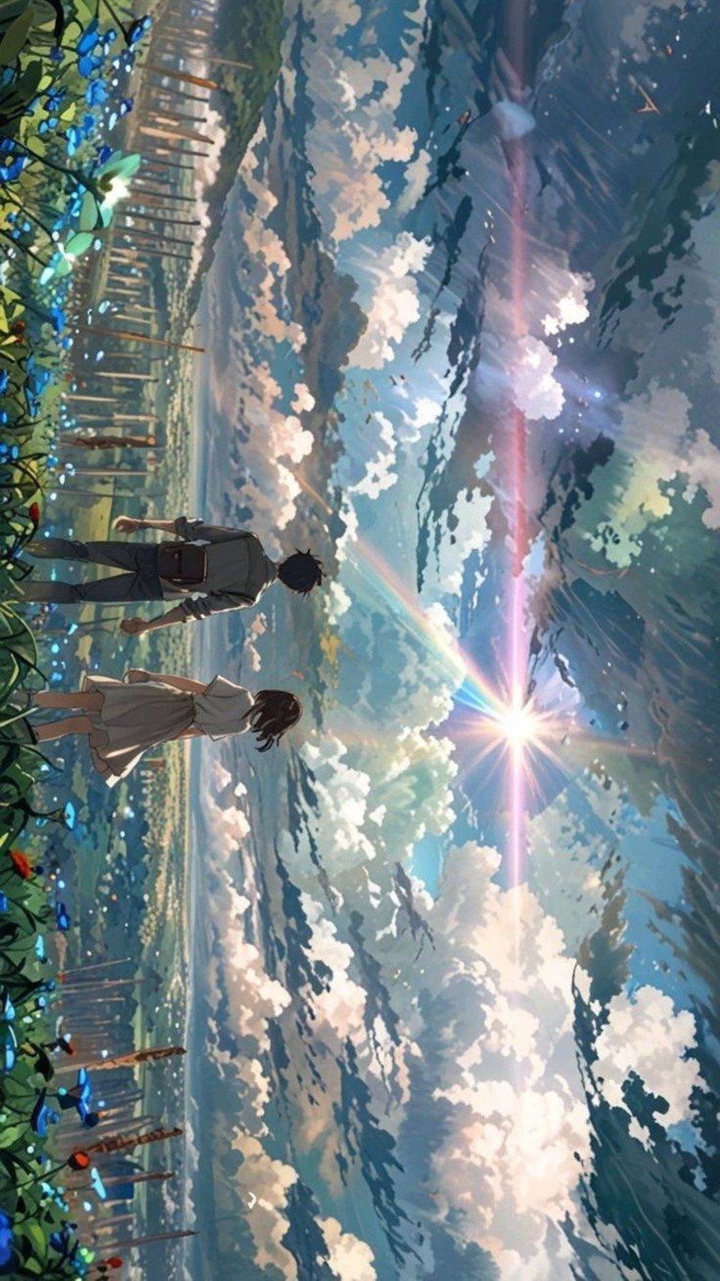 hình nền phong cảnh anime độc đáo