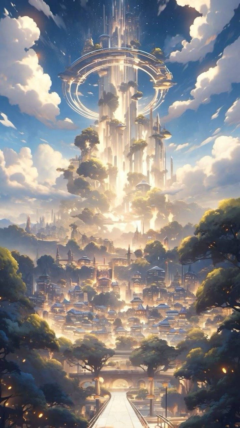 hình nền phong cảnh anime hiện đại