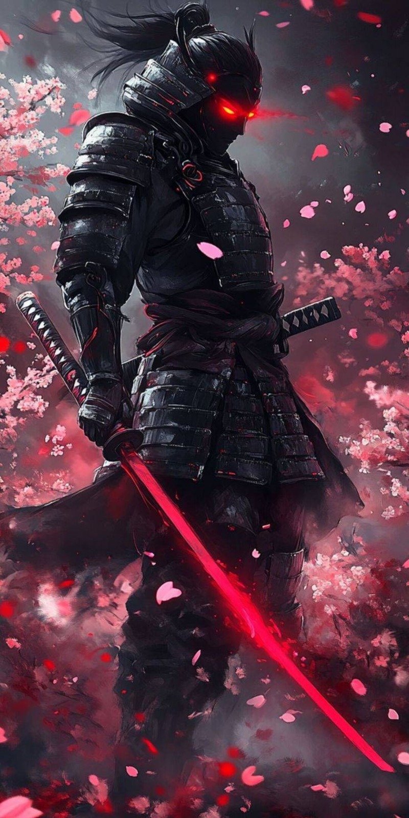 hình nền samurai mặt quỷ 4k