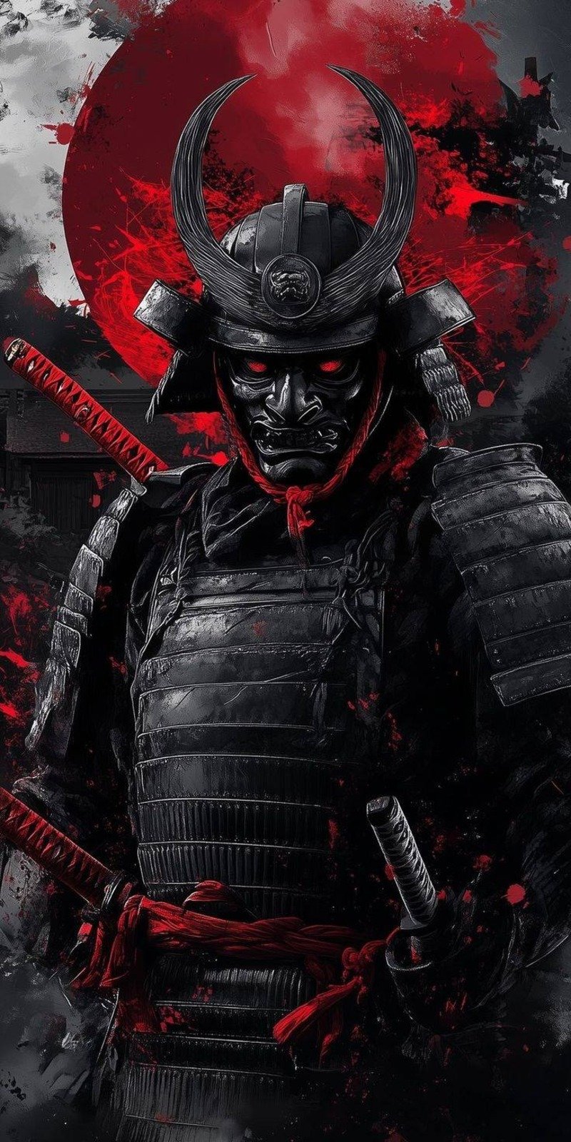 hình nền samurai mặt quỷ