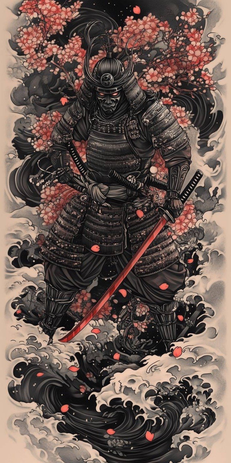 hình nền samurai nữ
