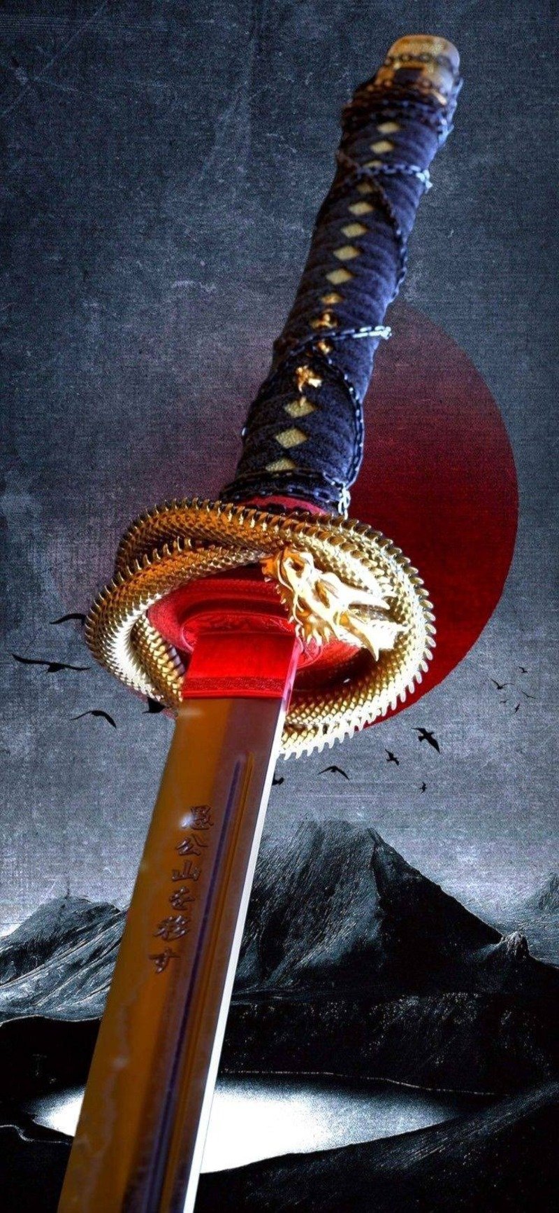 hình nền thanh kiếm samurai