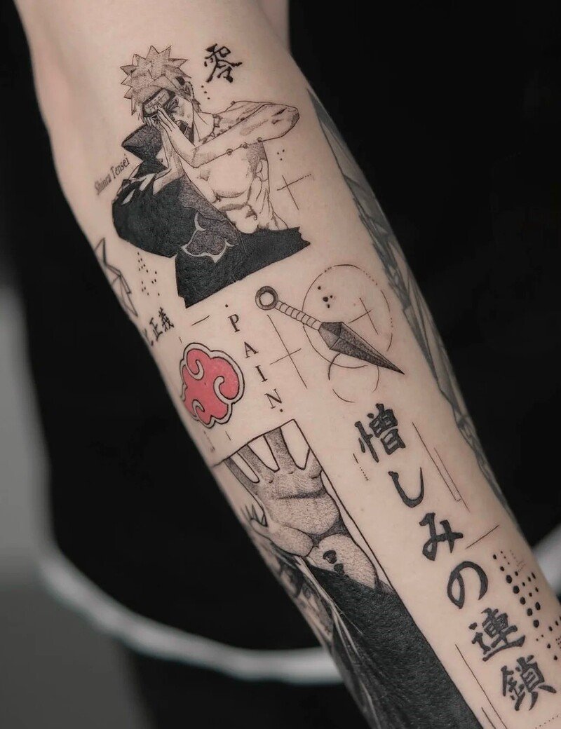 hình xăm naruto
