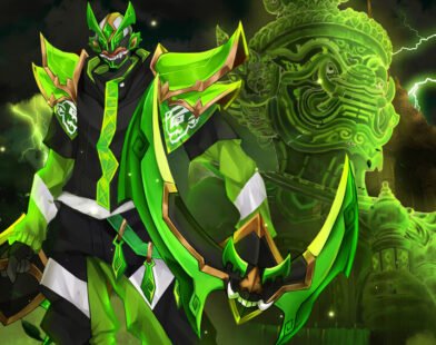 Top 120+ ảnh Nakroth bạch diện chiến thương và hoá quỷ sáng xanh