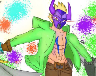 Top 120+ ảnh Nakroth bạch diện chiến thương và hoá quỷ sáng xanh