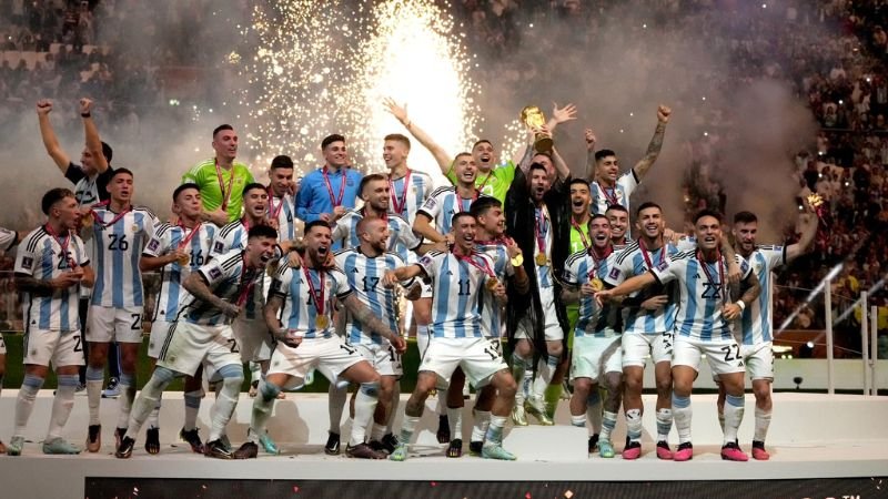Vinh quang cùng đội tuyển Argentina