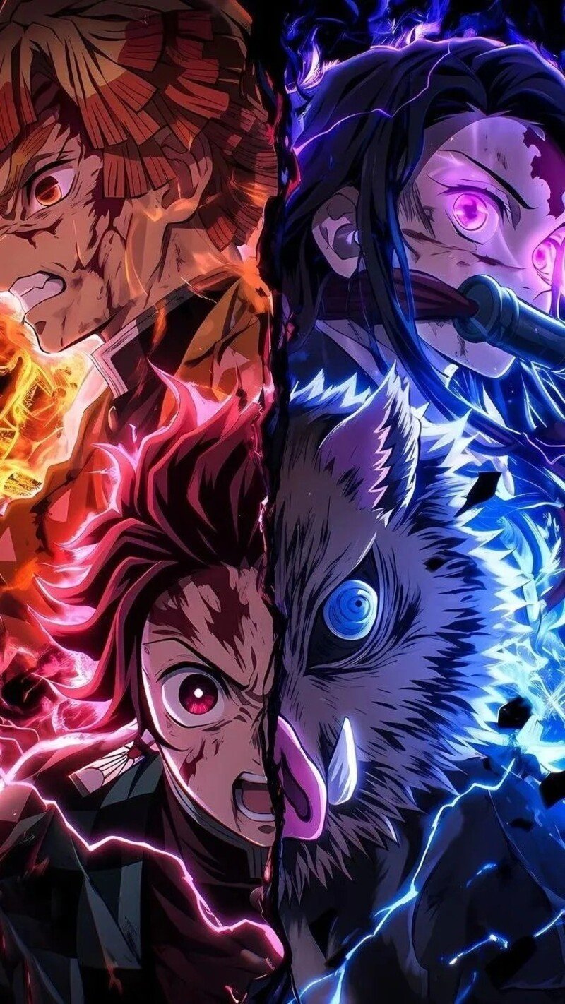 hình anime trong thanh gươm diệt quỷ