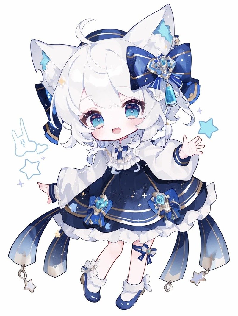 hình nền anime cute chibi