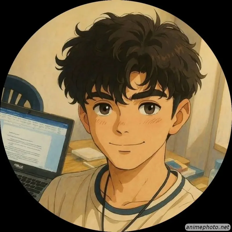 anime boy face dp