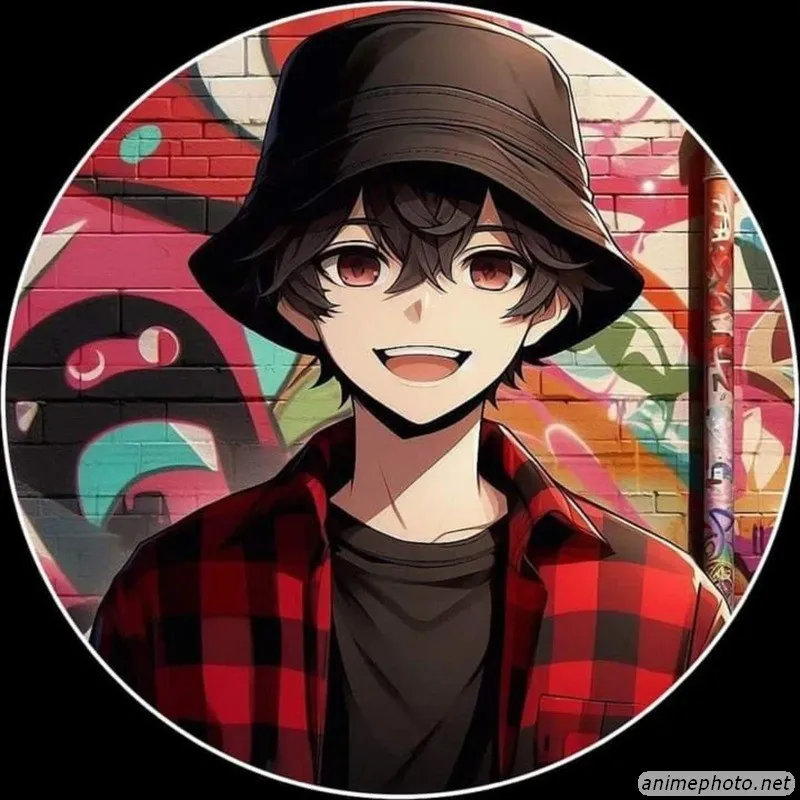 anime boy with hoodie dp