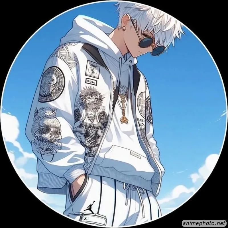 anime boy with sword dp