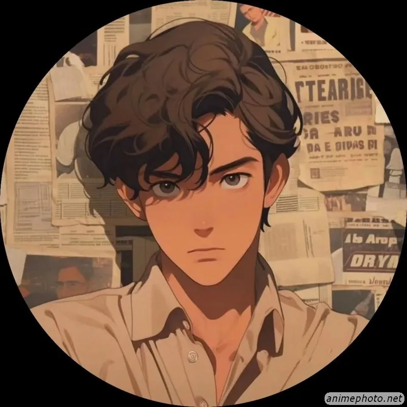 dark anime boy dp