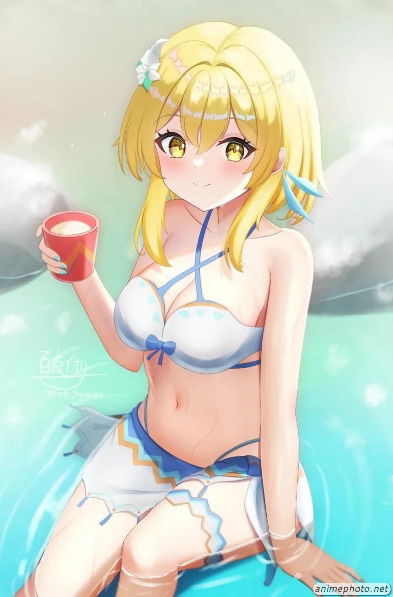 hình ảnh gái xinh anime mặc bikini