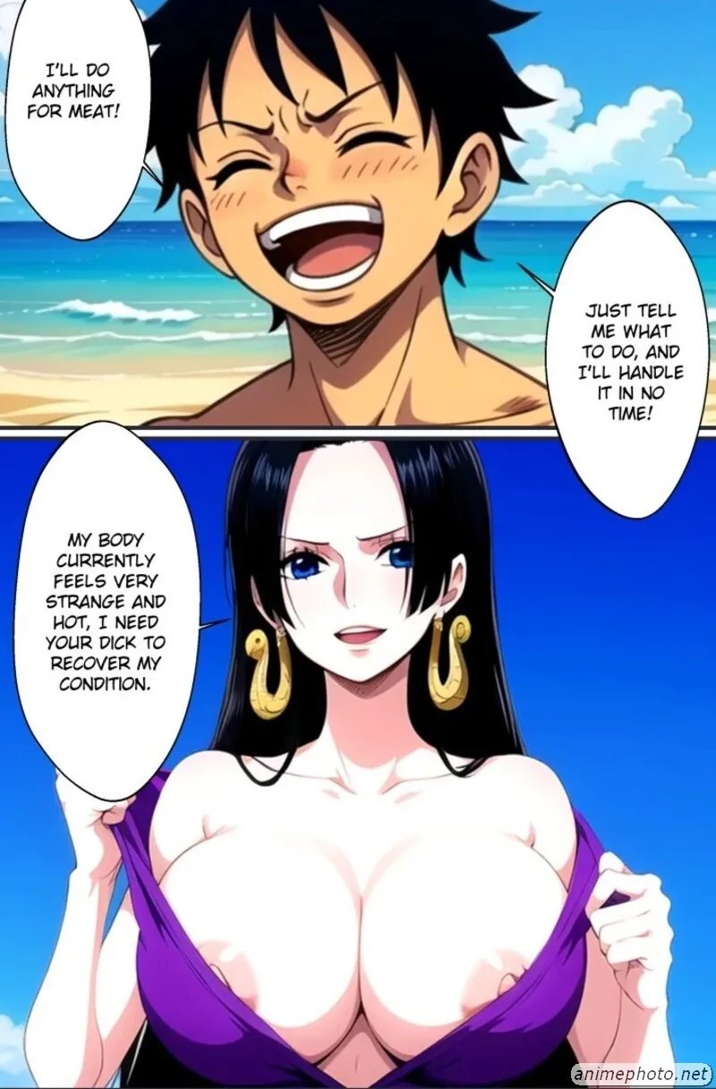 sex Luffy and Hancock One Piece 3