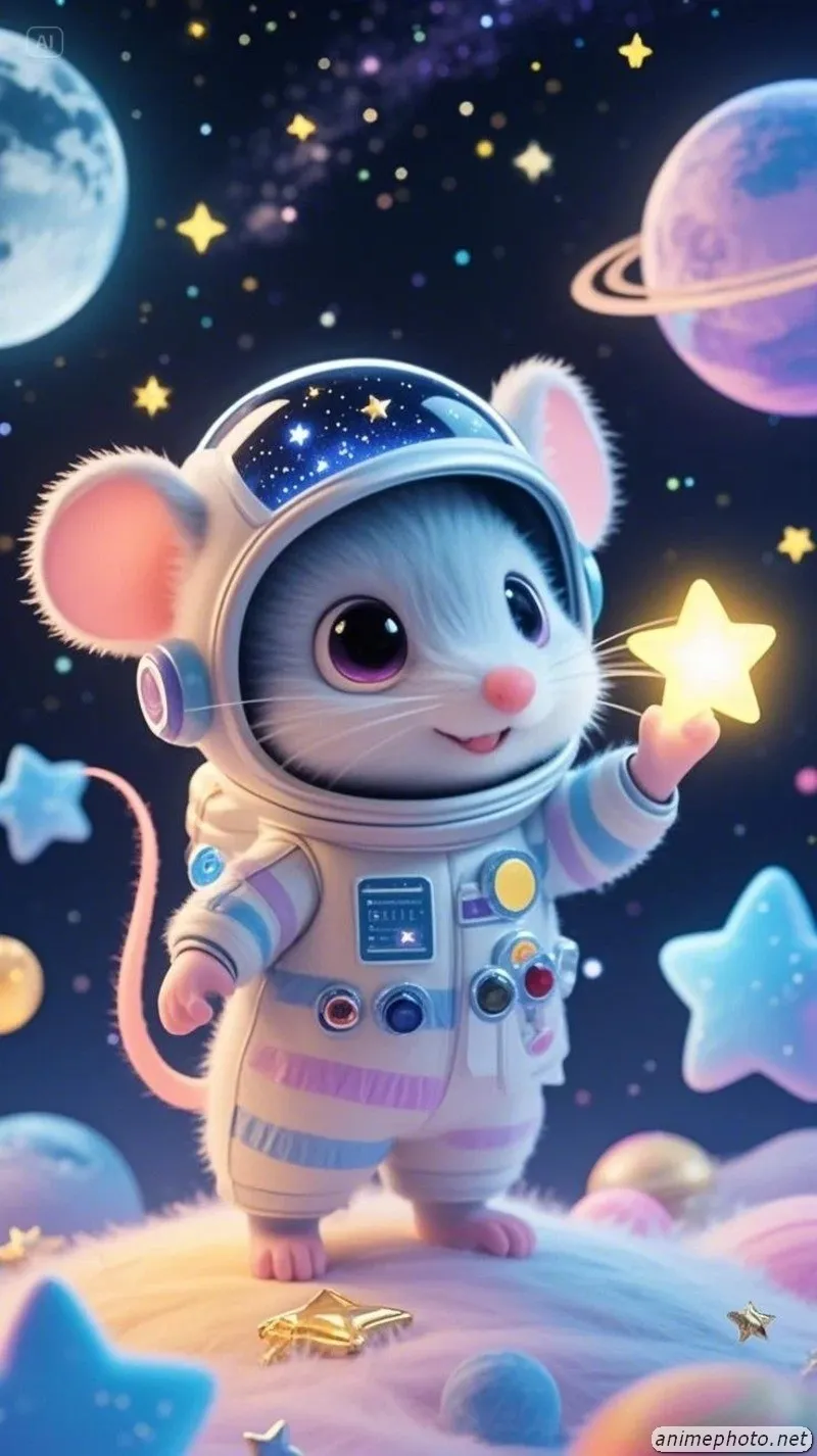 ảnh phi hành gia cute chibi 15