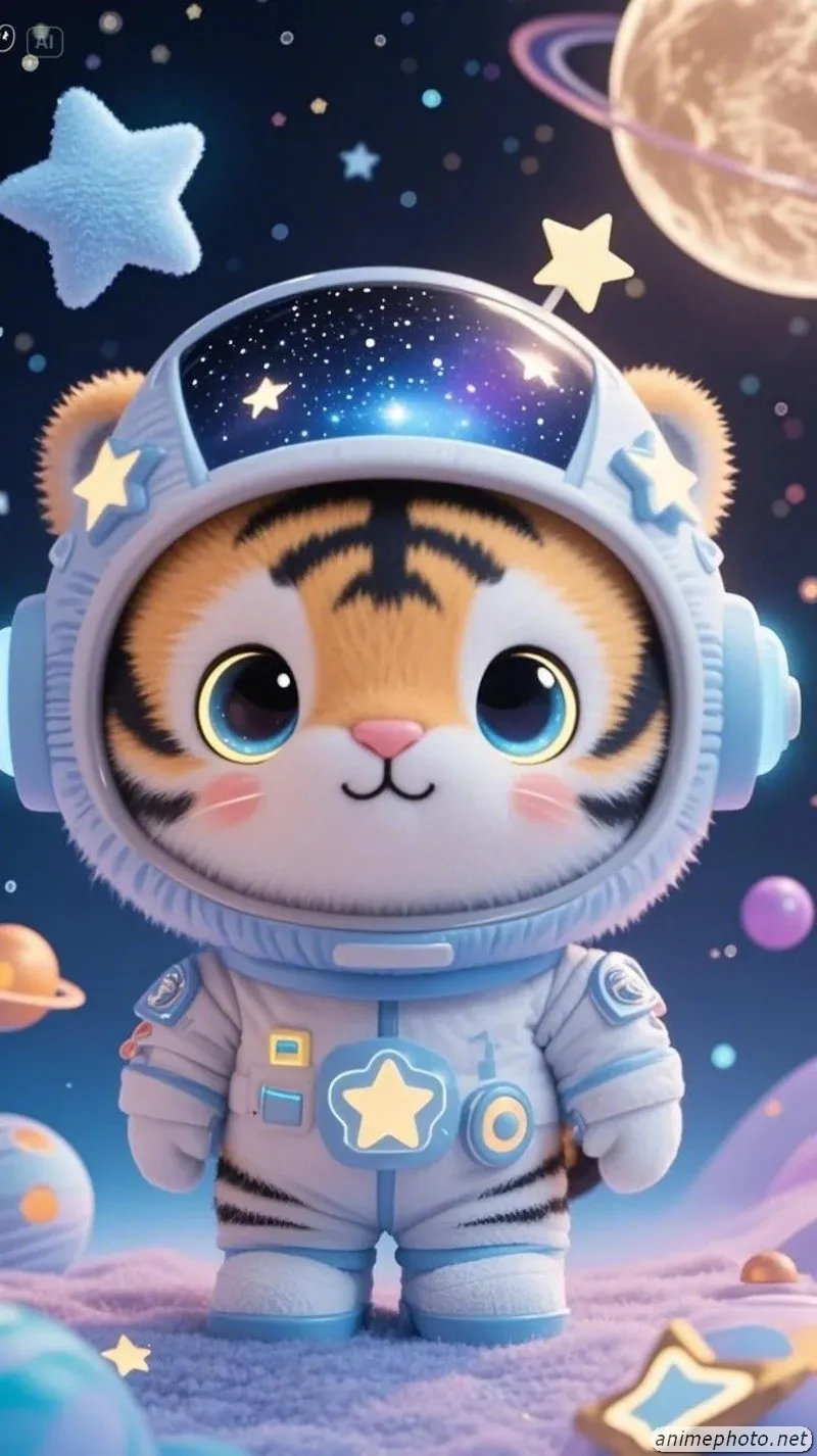 ảnh phi hành gia cute chibi 16