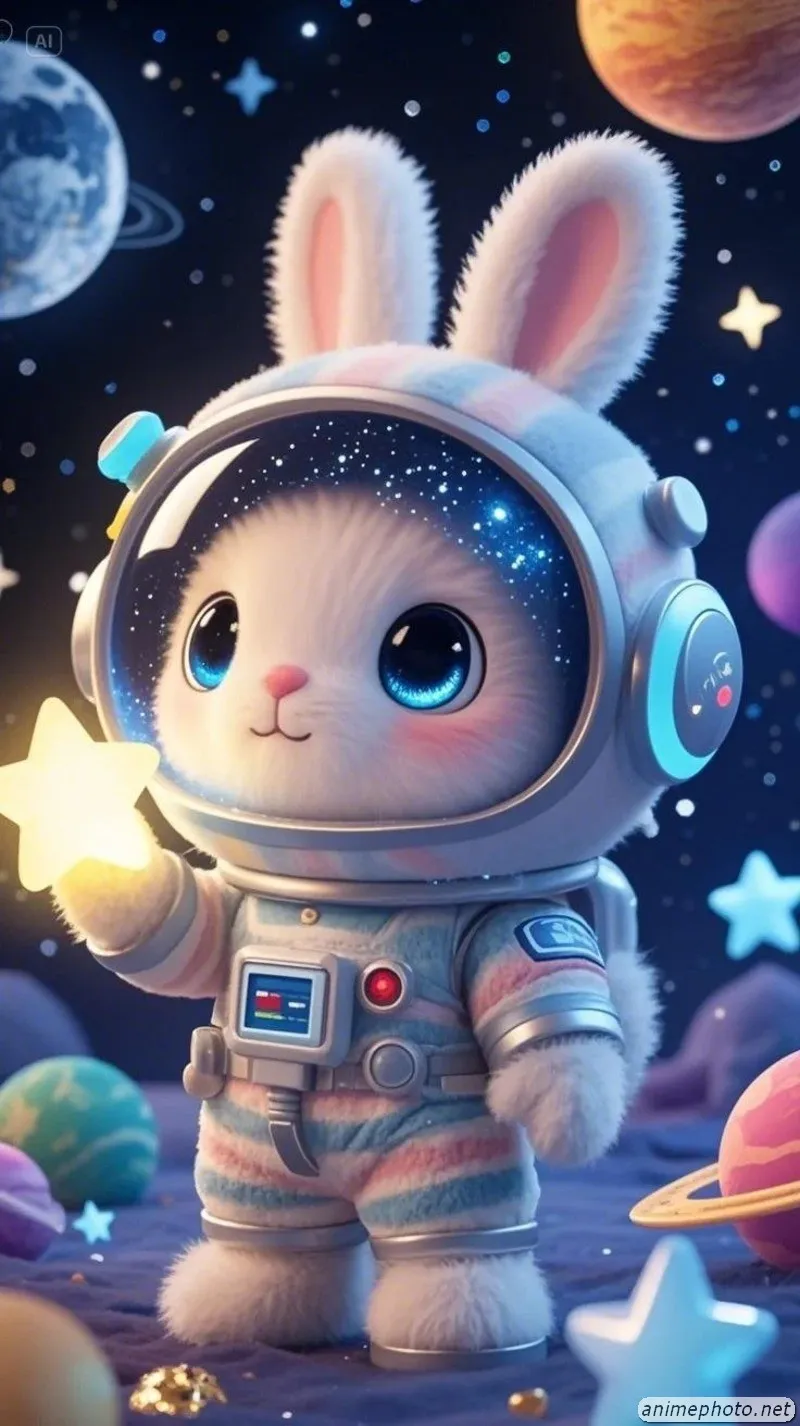 ảnh phi hành gia cute chibi 17