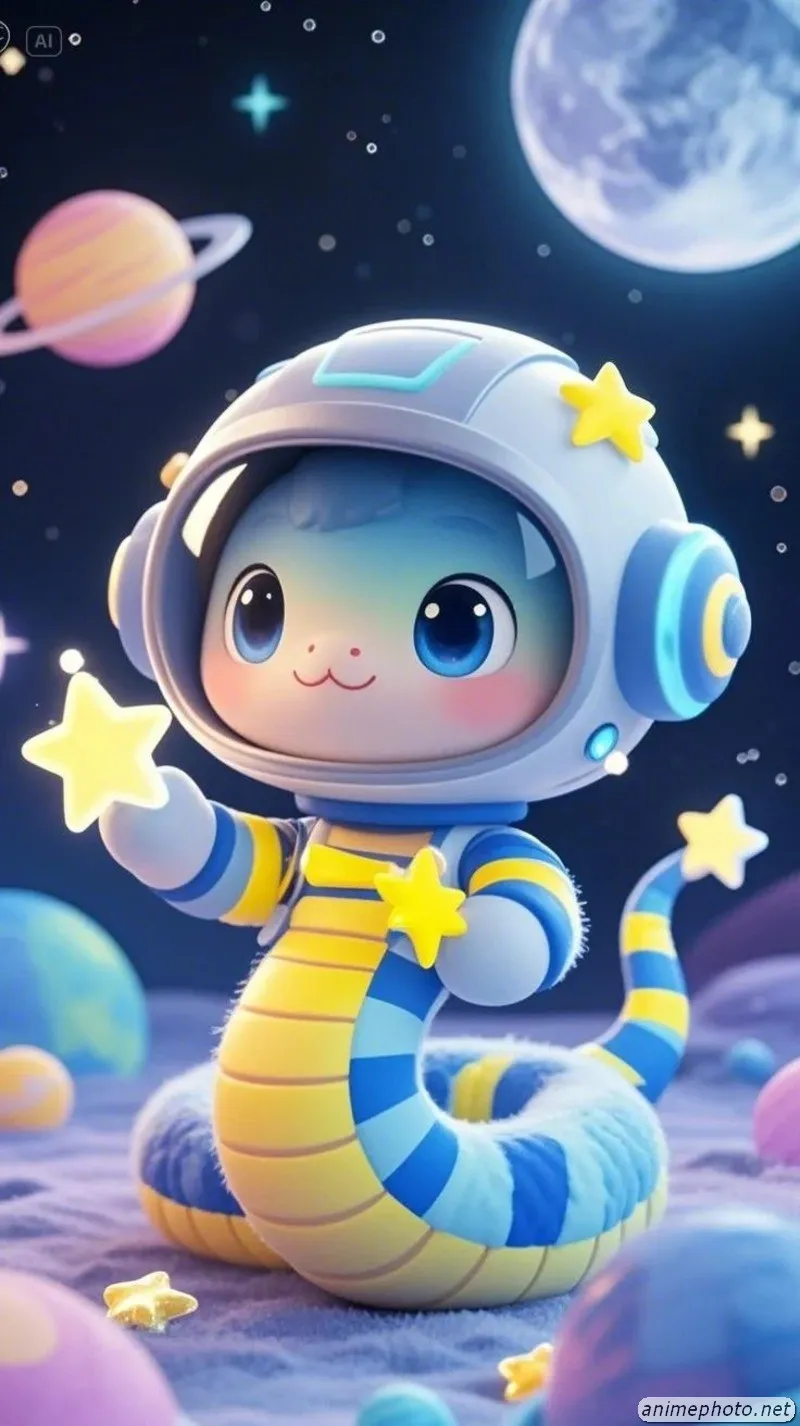 ảnh phi hành gia cute chibi 19