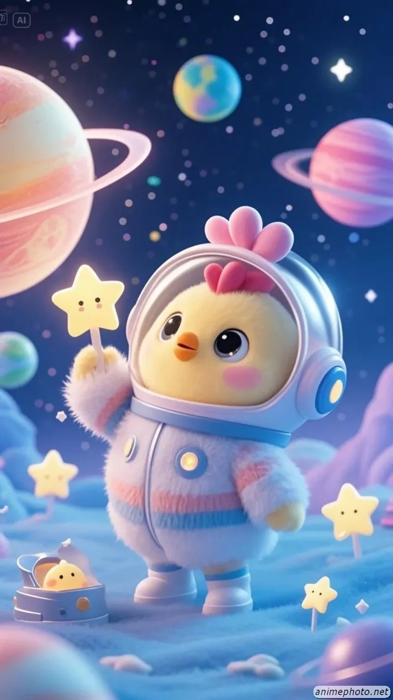 ảnh phi hành gia cute chibi 22