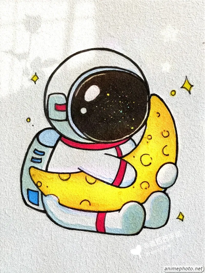ảnh phi hành gia cute chibi 31