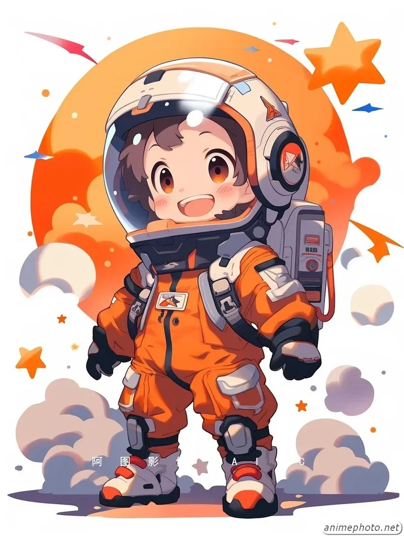 ảnh phi hành gia cute chibi 32