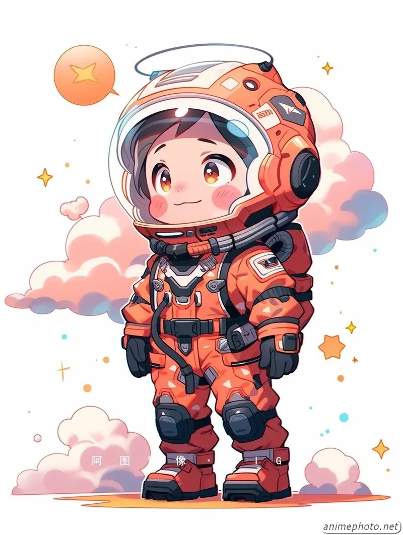 ảnh phi hành gia cute chibi 33