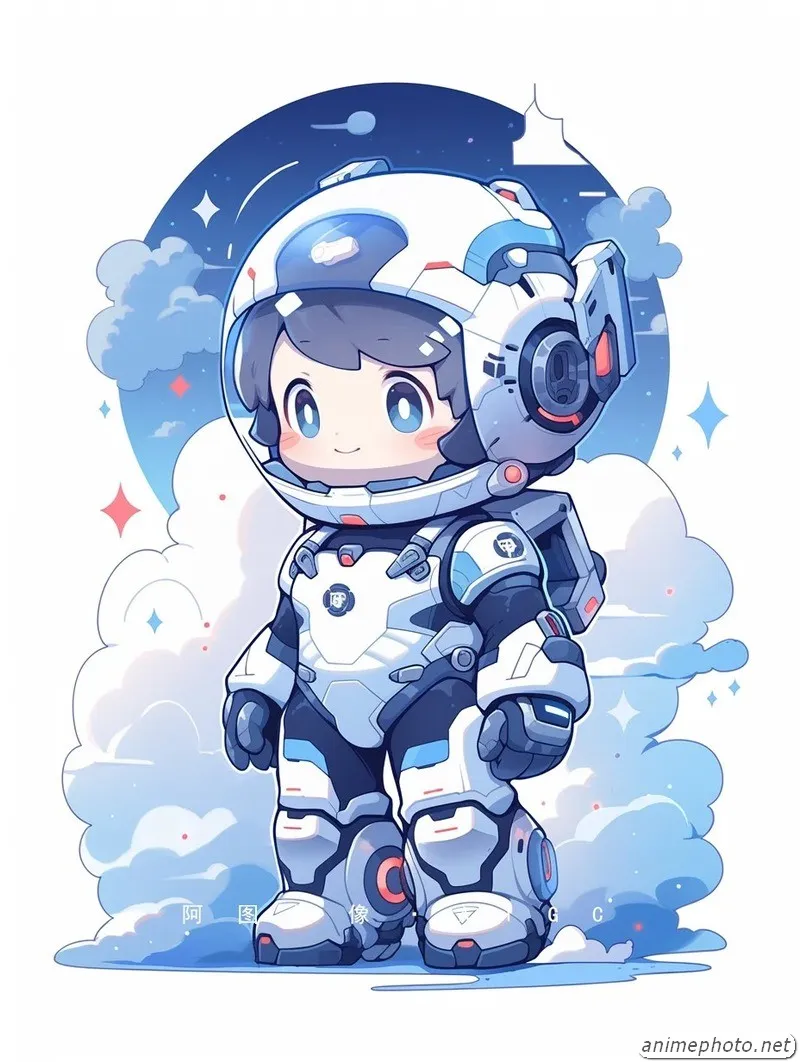 ảnh phi hành gia cute chibi 34