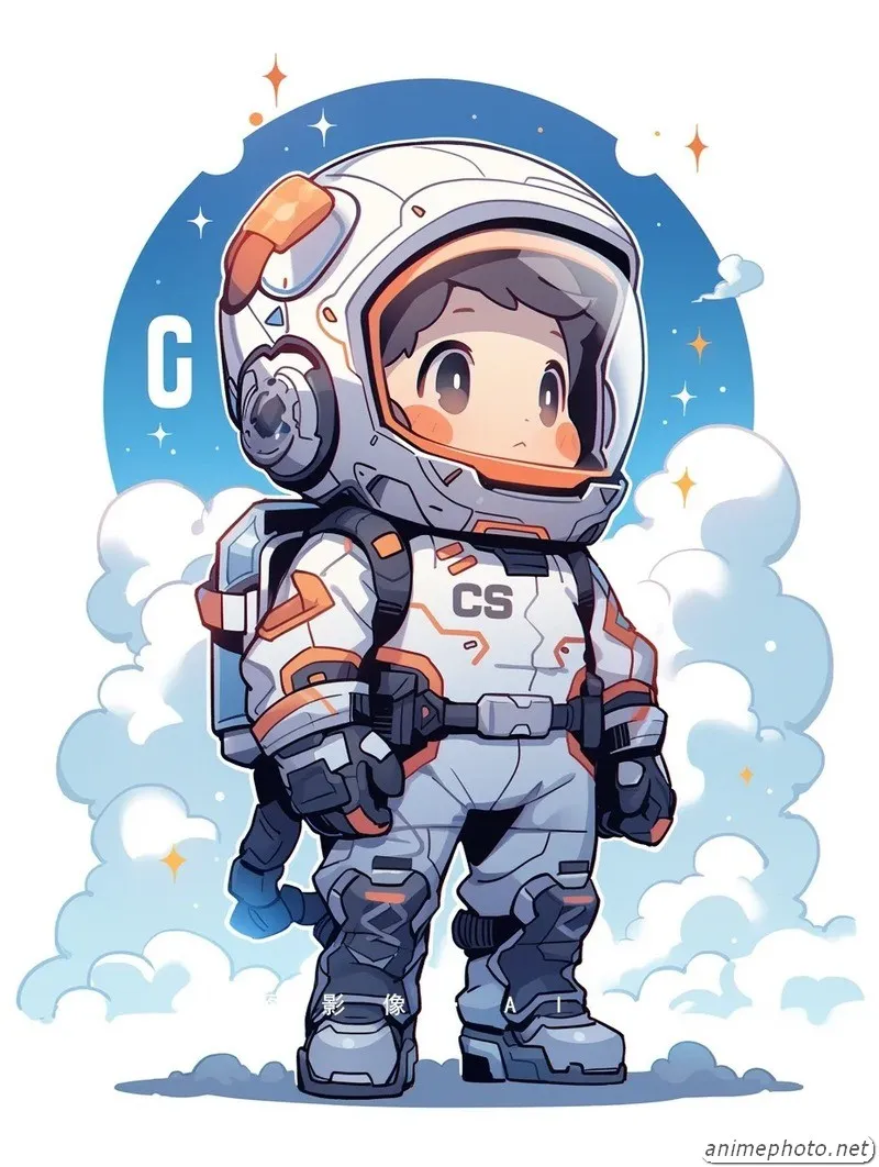 ảnh phi hành gia cute chibi 37