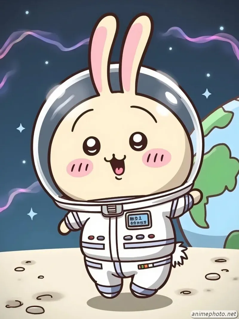 ảnh phi hành gia cute chibi 7